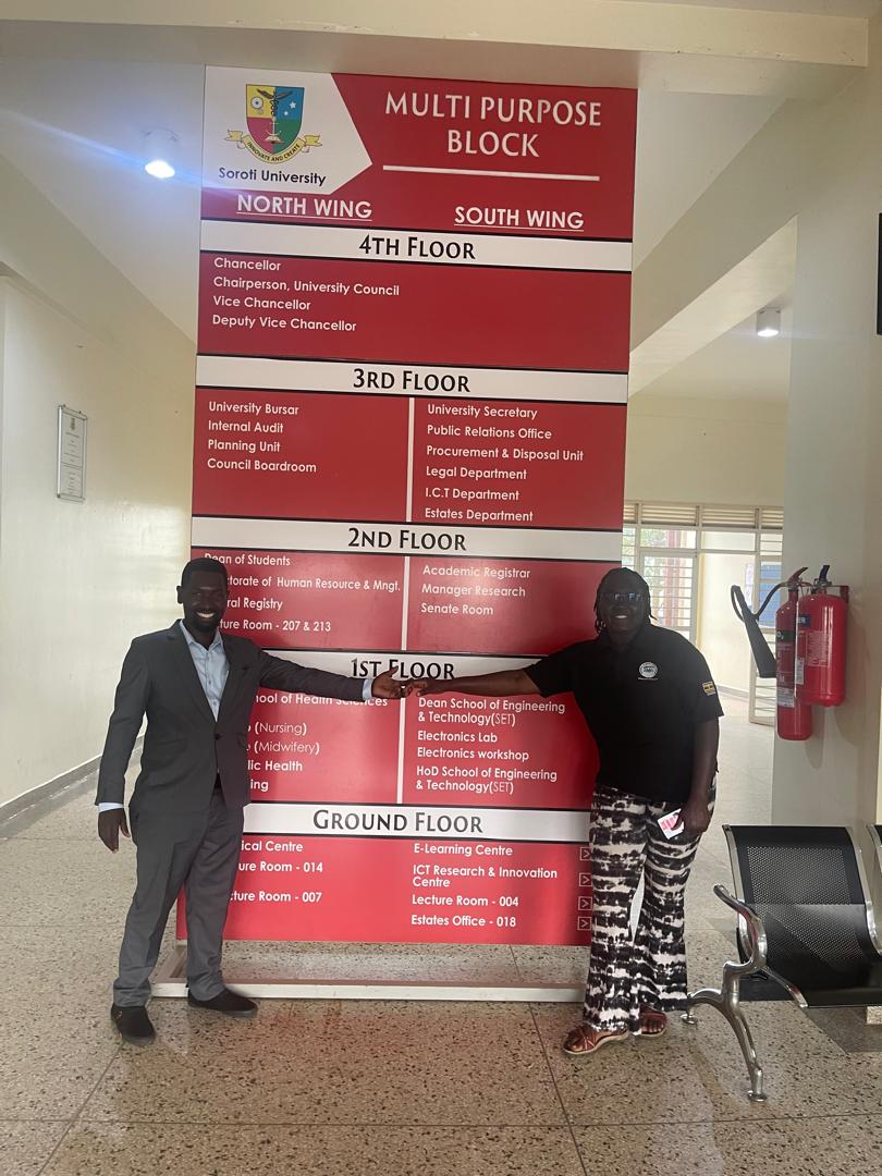 U.M.A Teso Branch visit began with engagement with Dean Faculty of health sciences (Representing VC) , Soroti University